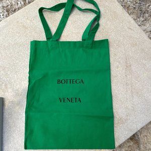 Bottega Veneta Canvas Classic Green VIP Tote Bag (19 x 15 inches) Brand New